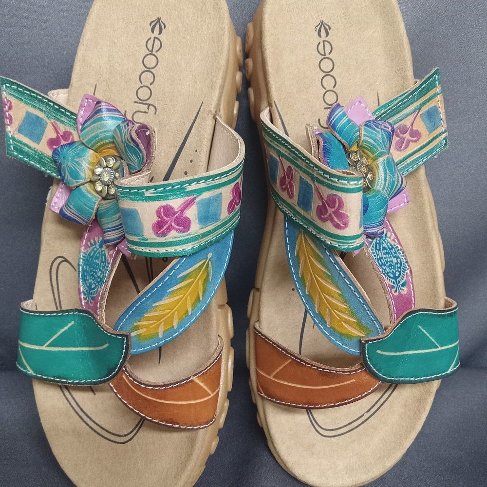 Socofy Sandals Size 38